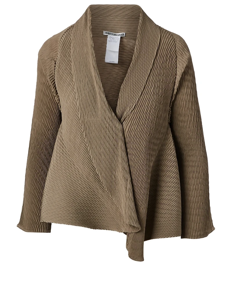 Colourful Bits Pleated Cardigan