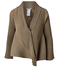 Colourful Bits Pleated Cardigan