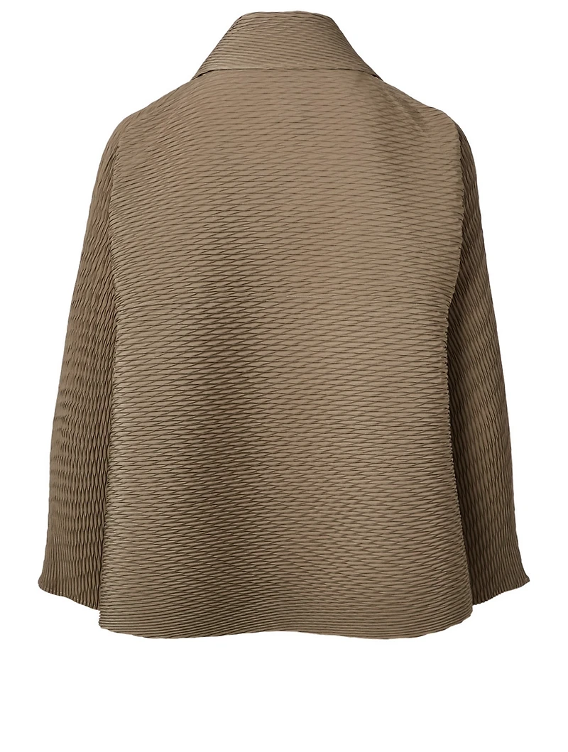 Colourful Bits Pleated Cardigan