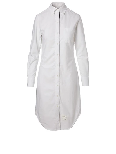 Cotton Long-Sleeve Shirt Dress