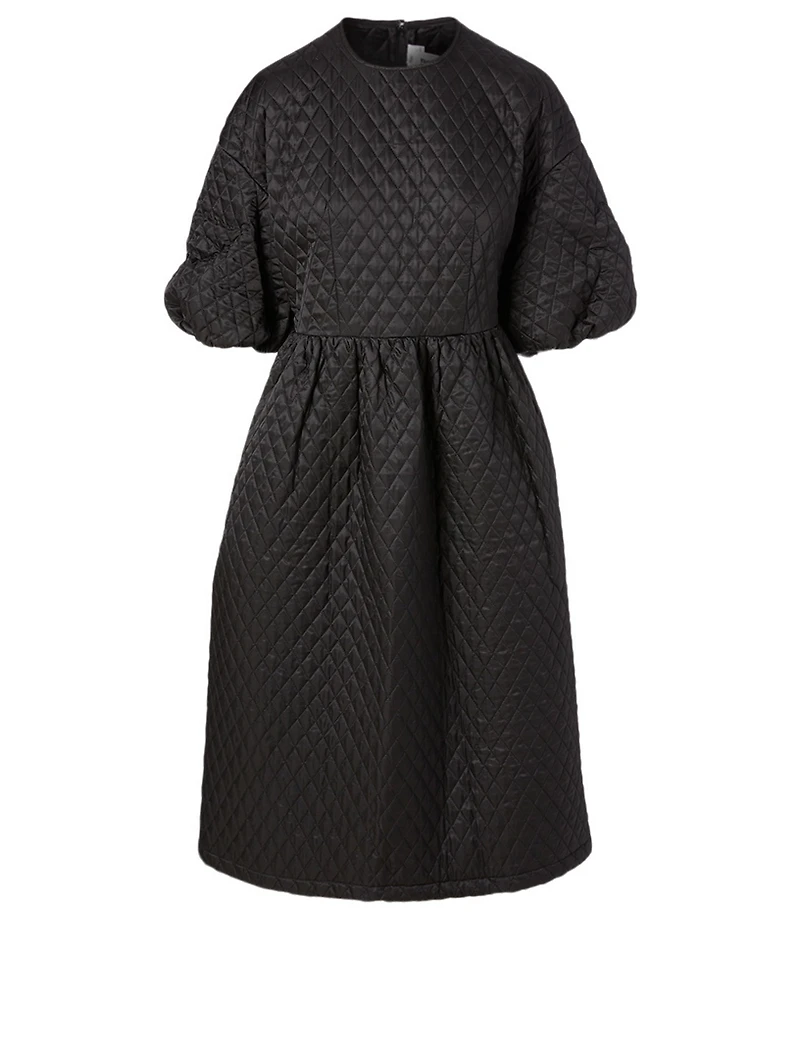 Quilted Midi Dress
