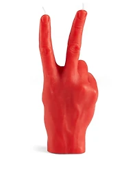 Victory Hand Candle