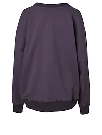 Cotton Oversized Graphic Sweatshirt