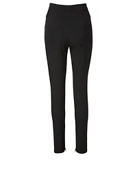 Wool Stretch High-Waisted Pants