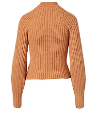Wool-Blend Mockneck Sweater