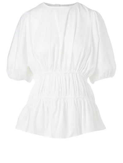 Cotton Gathered Blouse