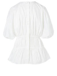 Cotton Gathered Blouse