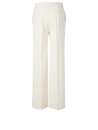High-Waisted Straight-Leg Pants
