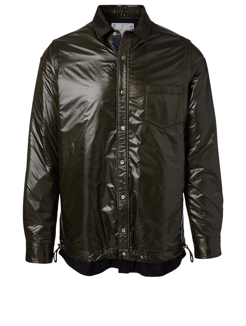 Melton x Nylon Shirt