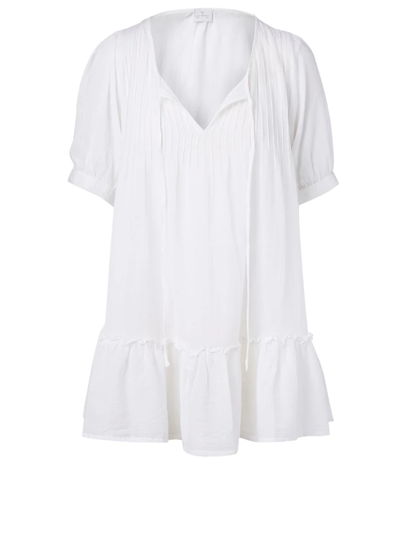 Cotton Gauze Pintuck Nightgown