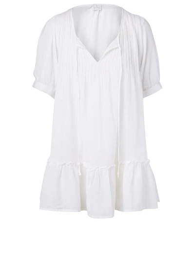 Cotton Gauze Pintuck Nightgown