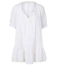 Cotton Gauze Pintuck Nightgown