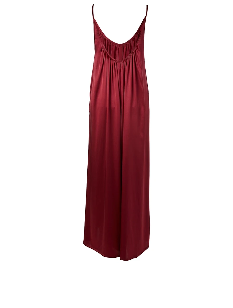 Silk Charmeuse Jumpsuit