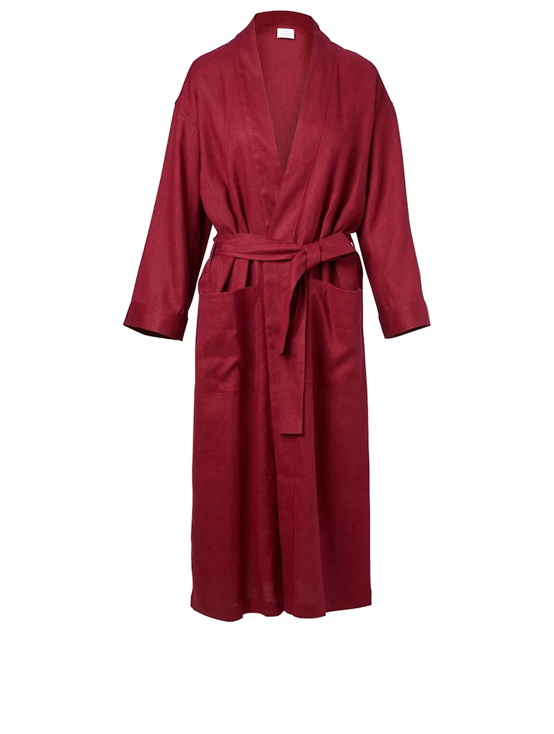 Long Linen Robe