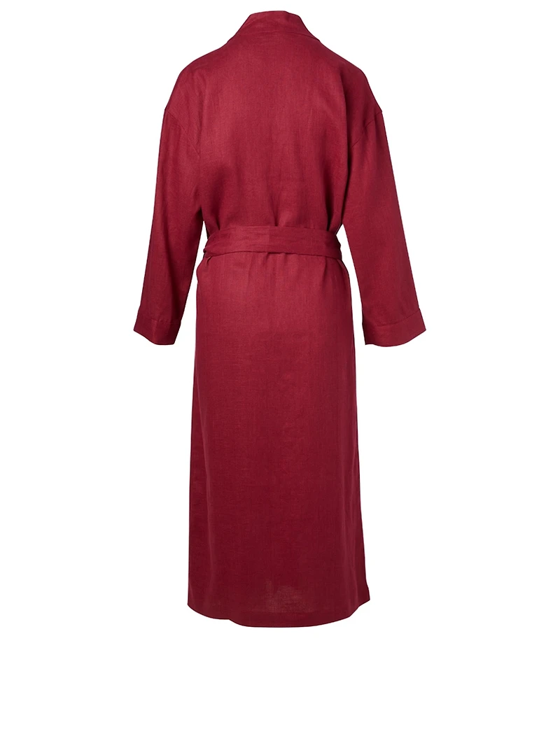 Long Linen Robe