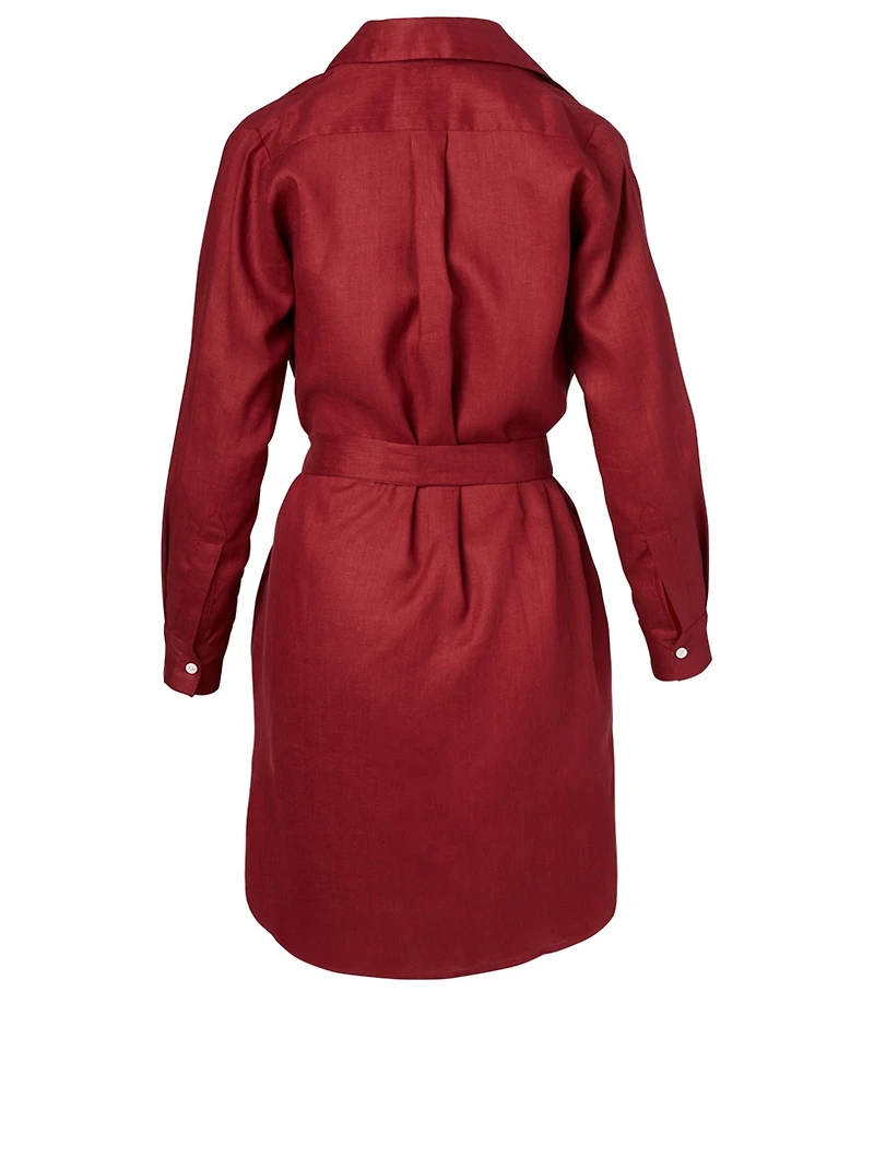 Linen Shirt Dress