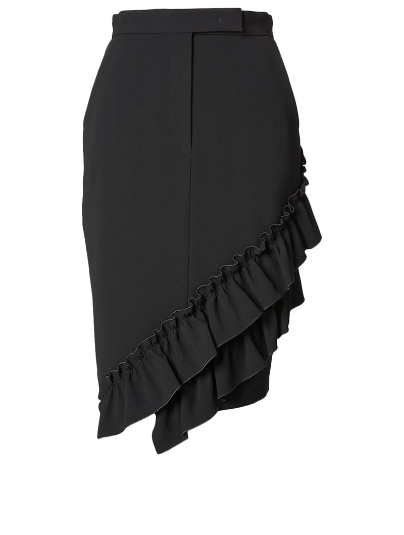 Eles Ruffled Pencil Skirt