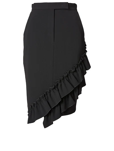 Eles Ruffled Pencil Skirt