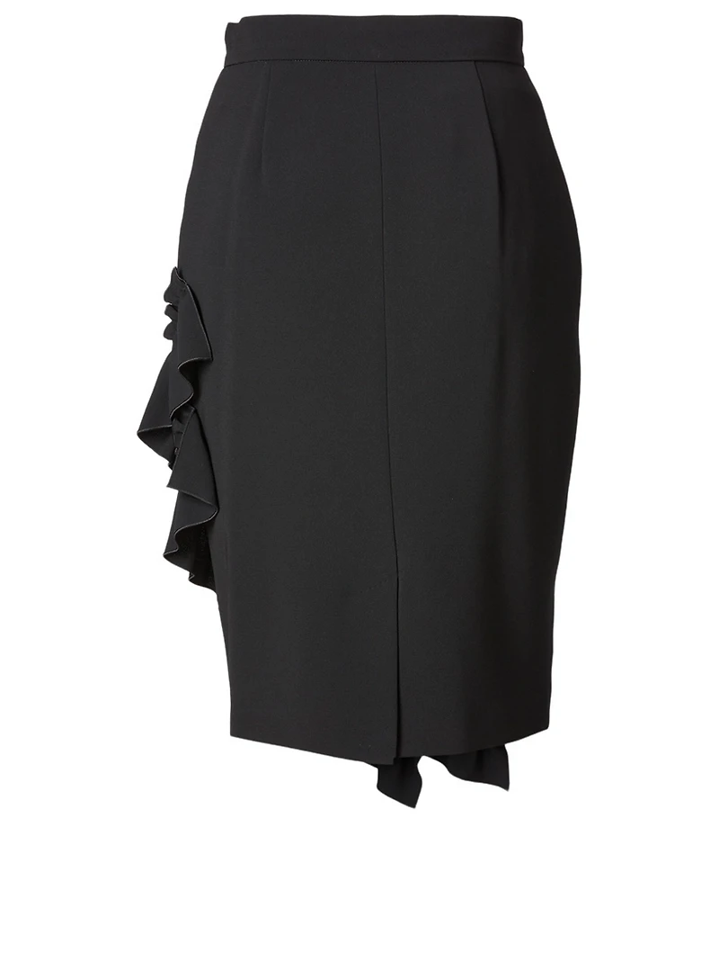 Eles Ruffled Pencil Skirt