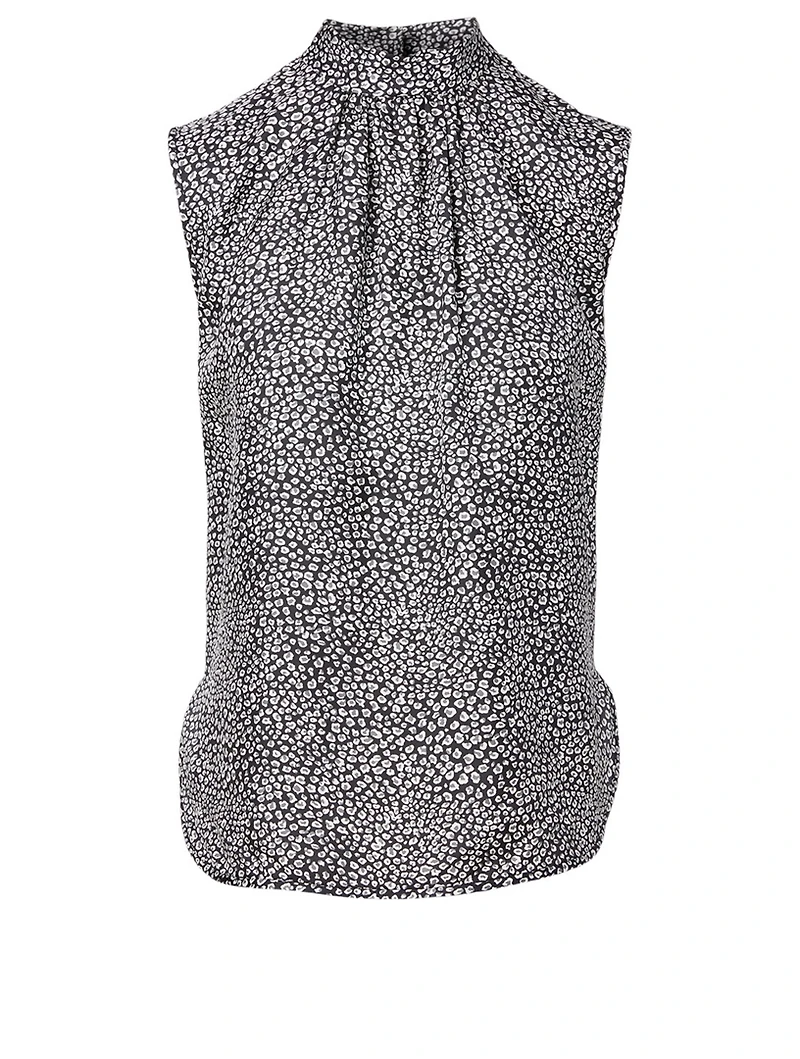 Adda Silk Sleeveless Top