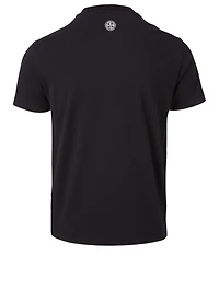 Cotton T-Shirt With 3D Thread Logo