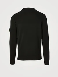 Wool-Blend Long-Sleeve Sweater