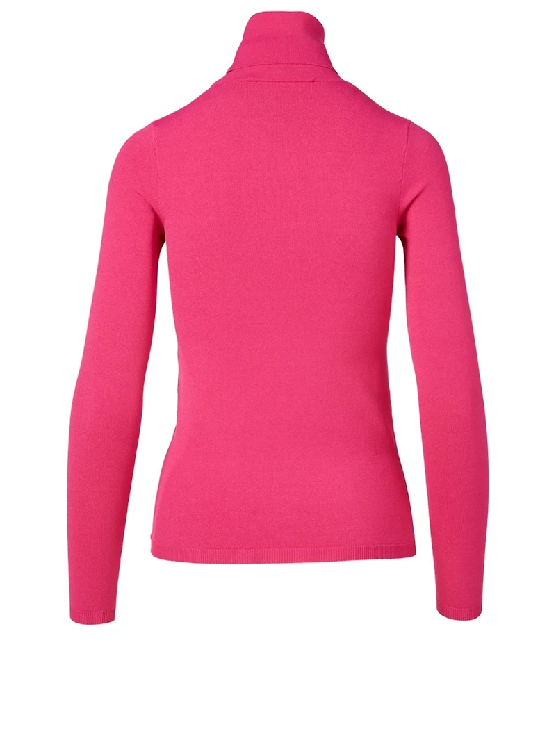 Compact Knit Turtleneck Jumper