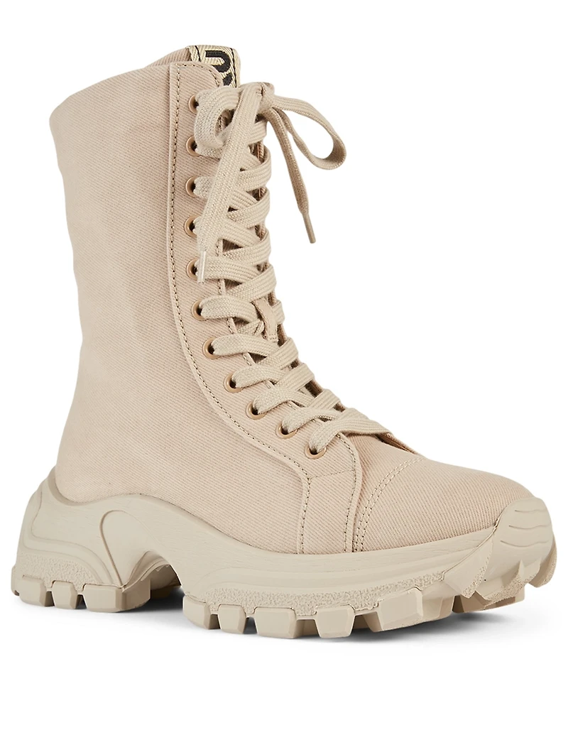 Canvas Combat Boots