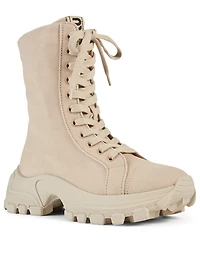 Canvas Combat Boots