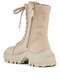 Canvas Combat Boots