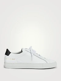 Retro Low Leather Sneakers