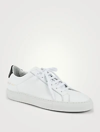 Retro Low Leather Sneakers