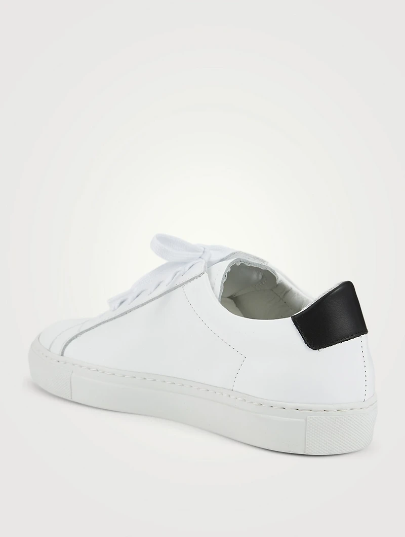 Retro Low Leather Sneakers