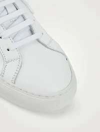 Retro Low Leather Sneakers