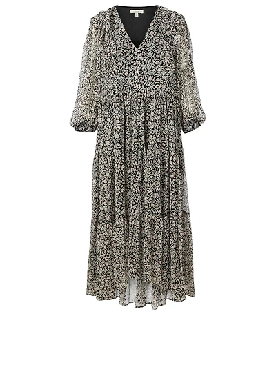 Tobey Silk Printed Midi Dress