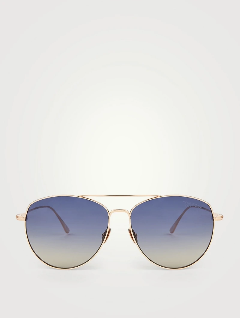 Milla Polarized Aviator Sunglasses