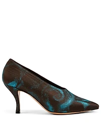 Embroidered Pumps