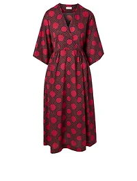 Doose Cotton Printed Midi Dress
