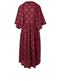 Doose Cotton Printed Midi Dress