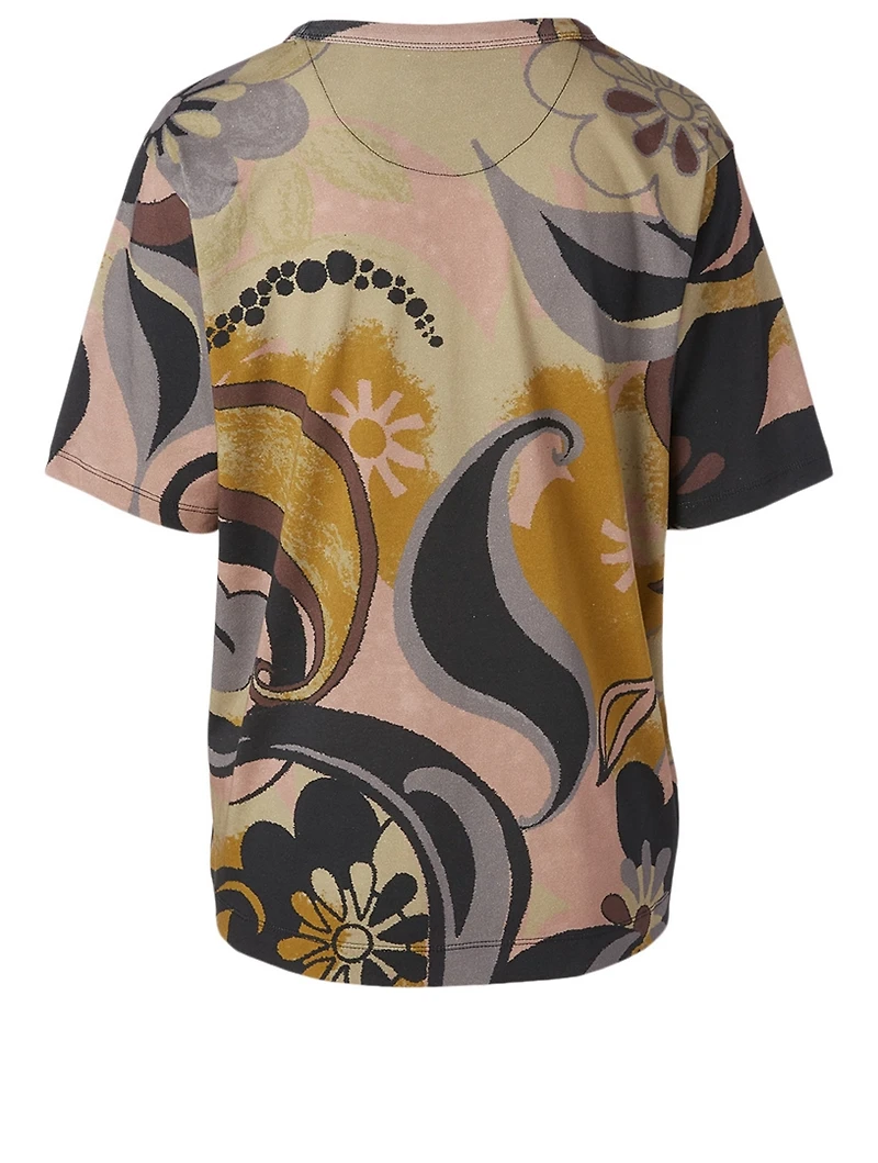 Hodu Cotton Printed T-Shirt