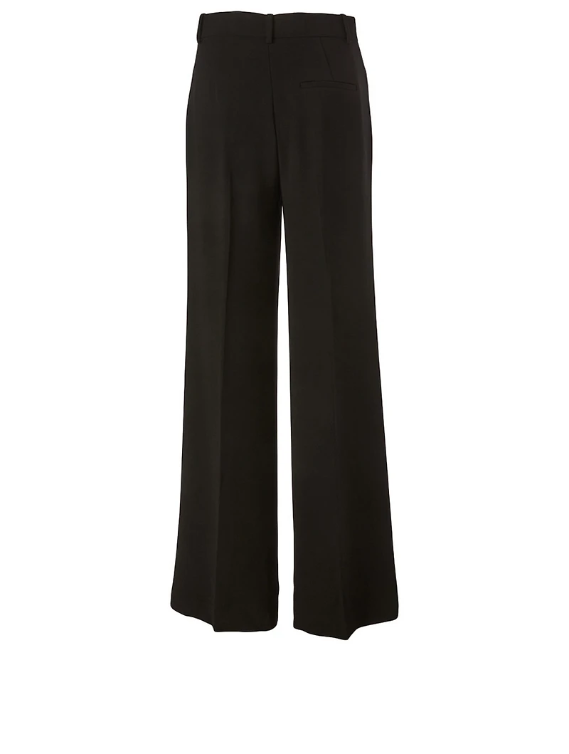 Wide-Leg High-Waisted Pants