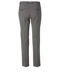 Hartsdale Wool Stretch Pants Check Print