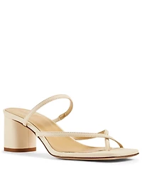 Larissa Leather Heeled Sandals