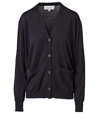 Sayoh Silk And Cotton Cardigan