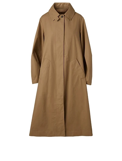 Tadao Convex-Sleeve Trench Coat