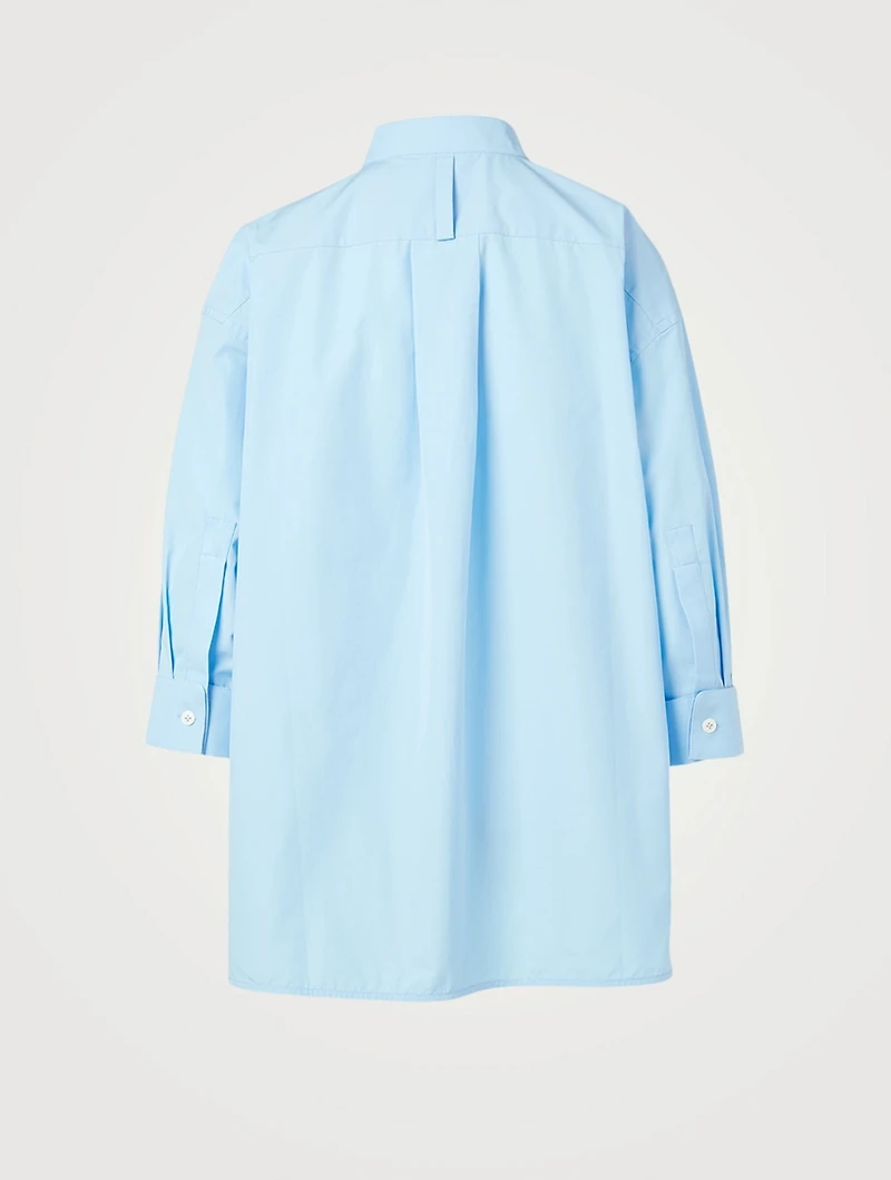 Organic Cotton Plastron Shirt