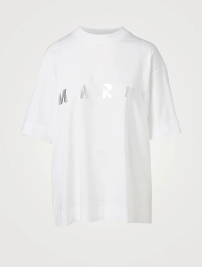 Cotton Oversized T-Shirt With Logo