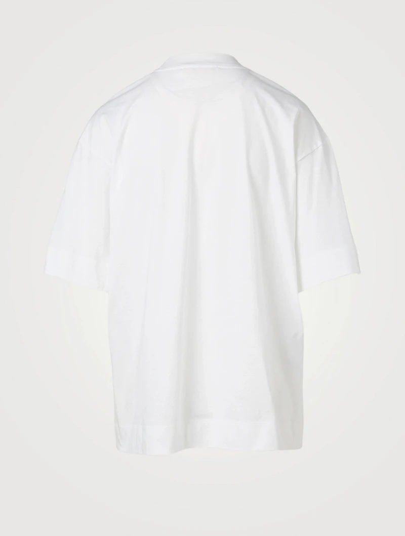 Cotton Oversized T-Shirt With Logo