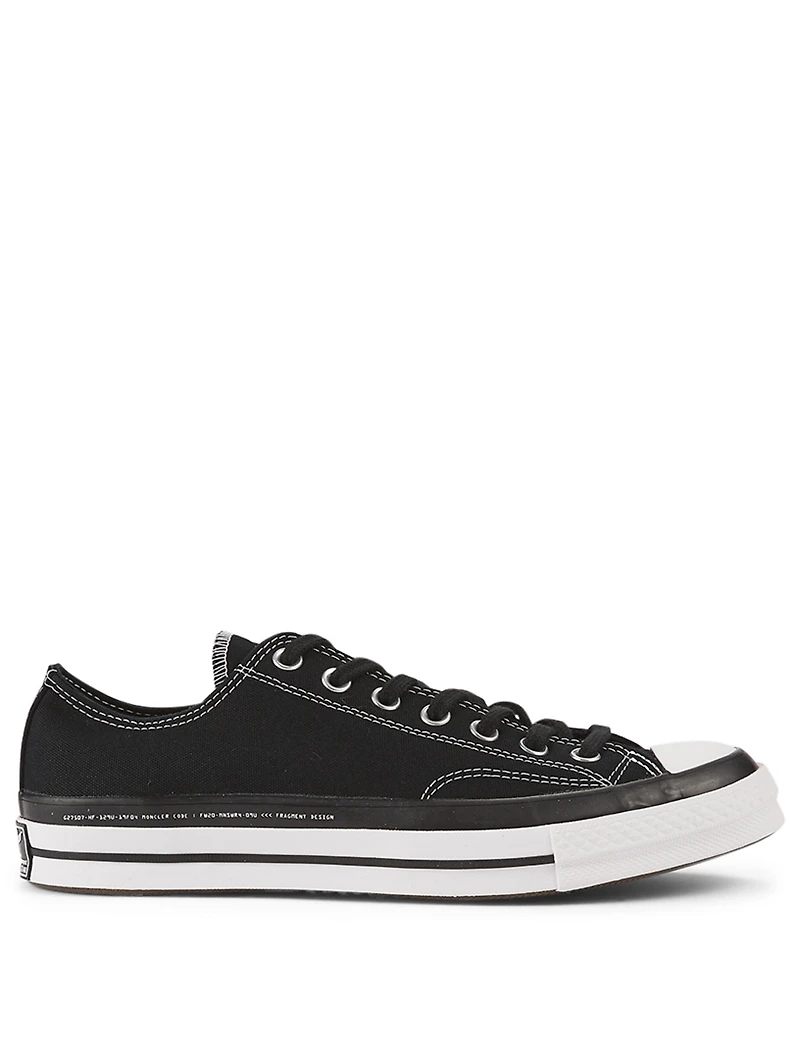 7 Moncler Fragment Hiroshi Fujiwara + Converse Chuck 70 Canvas Sneakers
