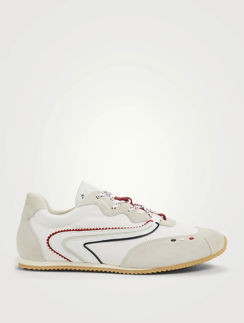 2 Moncler 1952 Seventy Suede And Nylon Sneakers